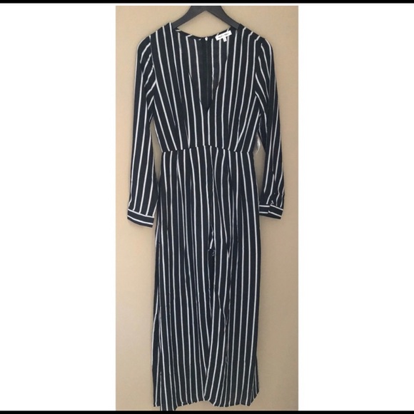 Striped maxi romper - Picture 2 of 2